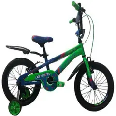 GW - Bicicleta Infantil Lightning Con Auxiliares Rin 12