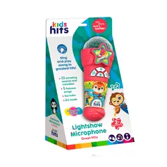TOY LOGIC - Micrófono Musical con Luces y Canciones Populares Kids Hits