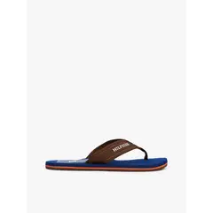 TOMMY HILFIGER - Sandalias marrón con monotipo Hilfiger