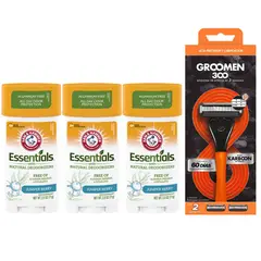 GROOMEN - Pack x3 Desodorante Arm&Hammer + Máquina 300 X2 Rto