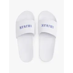 TOMMY HILFIGER - Sandalias blanco con logo en relieve