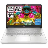 HP - PORTATIL 14 INTEL CELERON N4500 8GB RAM 512GB SSD PANTALLA 14" LED HD