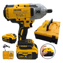 PROTOOL - Pistola Llave De Impacto Inalámbrica De 12 Reversible 128v