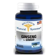 NATURAL SYSTEM - GINKGO BILOBA + GINSENG X 60 UNIDADES / SUPLEMENTO