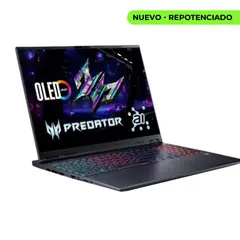 ACER - Portátil Predator Helios Neo16s Ultra9 275HX 16GB 1TB RTX 5060 8GB Pantalla 16" Oled 240Hz