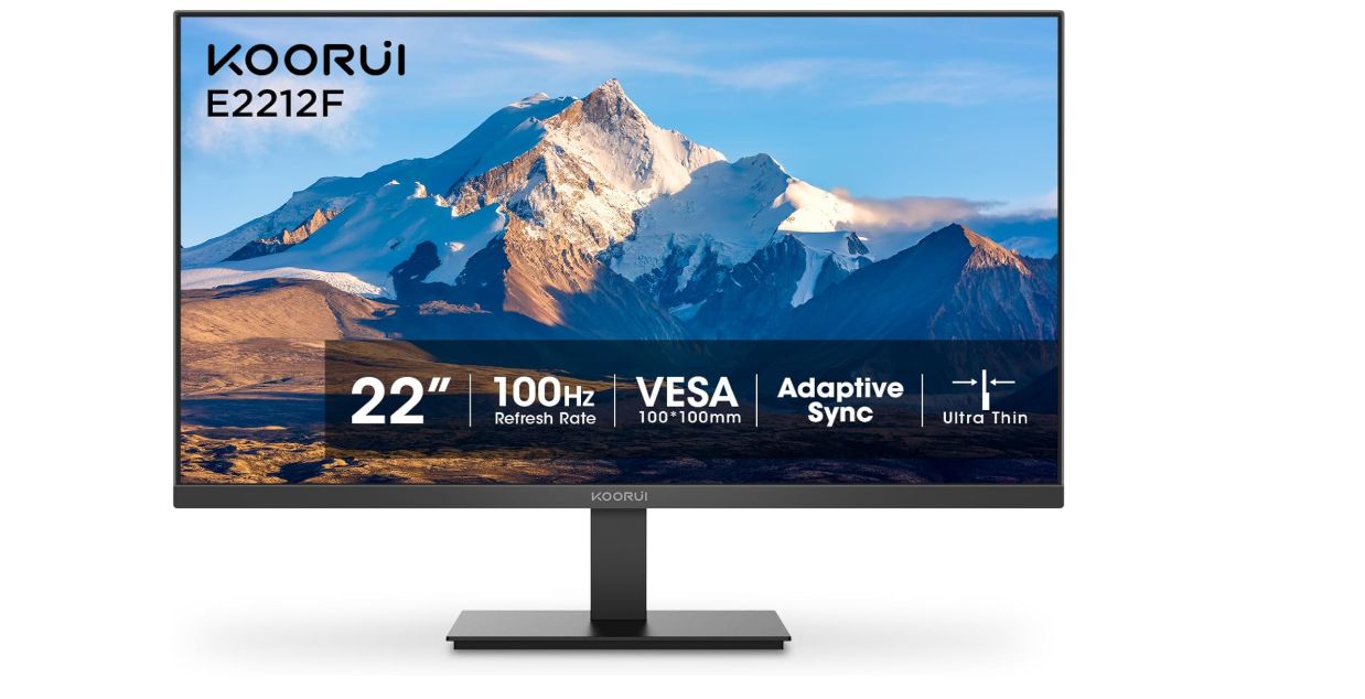 KOORUI Monitor de computadora de 22 pulgadas