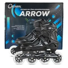 QMAX - Patines profesionales en Linea Ajustables Arrow S 33-36