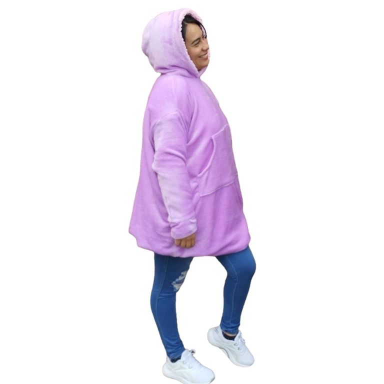 Imagen de Buzo saco Cobija Gigante Overside Unisex Sencillo Adulto Hoodie