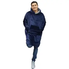 YETI - Buzo saco Cobija Gigante Overside Unisex Sencillo Adulto Hoodie