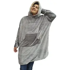 YETI - Buzo saco Cobija Gigante Overside Unisex Sencillo Adulto Hoodie