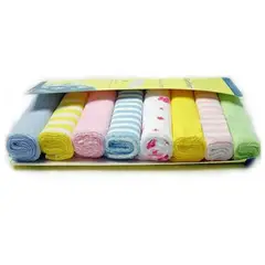 GENERICO - Set De Paños Babitas Baberos Unisex Gerber x 8 UNIDADES