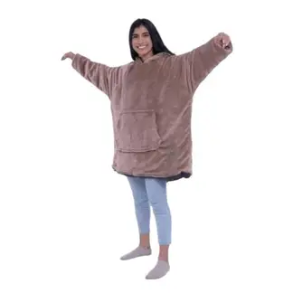 YETI - Buzo saco Cobija Gigante Overside Unisex Doble Adulto Hoodie