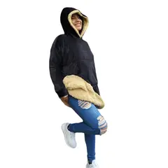 YETI - Buzo saco Cobija Gigante Overside Unisex Doble Adulto Hoodie