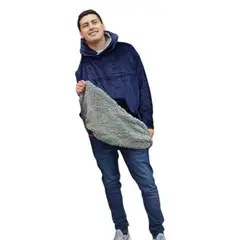 YETI - Buzo saco Cobija Gigante Overside Unisex Doble Adulto Hoodie