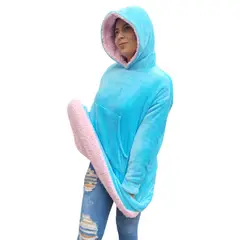 YETI - Buzo saco Cobija Gigante Overside Unisex Doble Adulto Hoodie