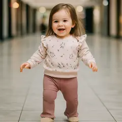 AMERICAN GENERICS - Conjunto para Bebé Niña Buso y Pantalón para Bebé Niña Ropa Cómoda