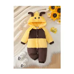 GENERICO - Pijama Disfraz Abeja Para Bebe Enterizo Mameluco