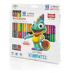 SCRIBE - Colores Colores Vibrantes de 24 und Doble punta