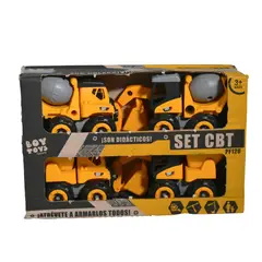 BOY TOYS - Set de Vehículos CBT X4