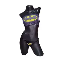 PROVOCAME - Conjunto Lenceria Erotica Batman Batichica Sensual 2 Piezas