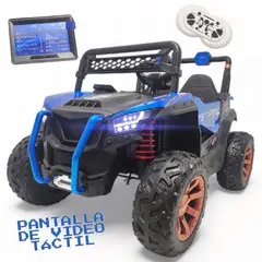 BRITOCHET - Carro Eléctrico Niño 4X4 Pantalla Táctil 1 a 7 Años REF 809
