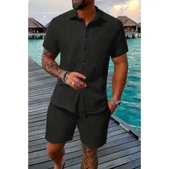 ABC - Conjunto hombre playa camiseta pantaloneta