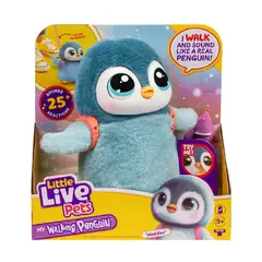 MOOSE - Little Live Pets Waddles Pinguino Juguete Mascota Sonidos