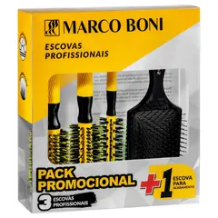 GENERICO - Kit Esencial Cepillos Cerámicos Profesionales Basic Marco Boni 6204