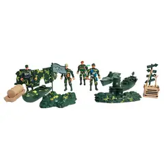 GENERICO - Soldados Militar Lanchas Juguete Niños Set Accesorios