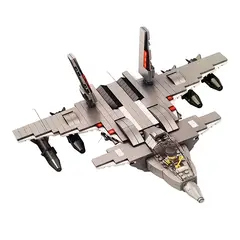 GENERICO - Avion De Combate Figura Armable Bloque Construccion Juguete