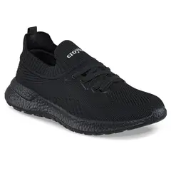 CROYDON - Tenis para Caminar Azaley Negro-Negro para Mujer