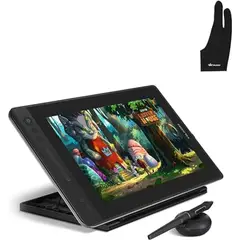 HUION - Tableta Digitalizadora Kamvas Pro 13 Gt-133 Colores Vivos y Precisa