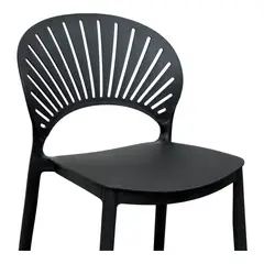 DISTRIONLINE - Butaco Africano Abanico Moderno negro X1