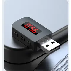 BLUEDIO - Transmisor y receptor de audio Bluetooth inalámbrico USB compatible con llamadas