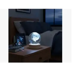 INFANTILES CAJUROMIX - Lámpara Esfera Astronauta Cósmico 3d Ilumina Tu Habitación