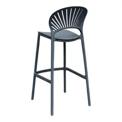 DISTRIONLINE - Butaco Africano Abanico Moderno gris X2