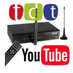GENERICO - Decodificador TDT Compatible con señal en alta definición DC-12