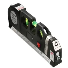 SKY - Fixit nivel laser 3 burbujas cinta métrica regla cruz horizontal