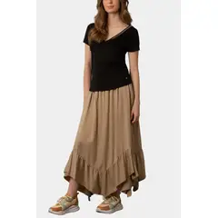 VELEZ - Vélez Camiseta Millare Para Mujer Manga Corta Negro