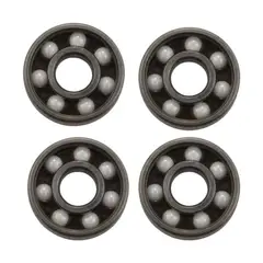 DISTRIONLINE - Rodamientos Para Patines En Cerámica Profesionales Negros