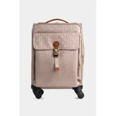 VELEZ - Vélez Maleta De Viaje Bloom En Jacquard Para Mujer Apliques Cuero