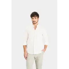 VELEZ - Vélez Camisa En Popelina Para Hombre Semifitted Blanco