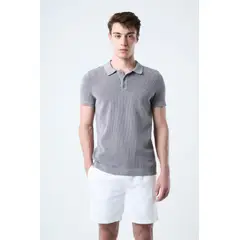 VELEZ - Vélez Bermuda Marfil En Lino Para Hombre Silueta Amplia Blanco