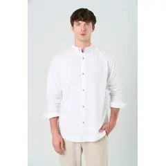 VELEZ - Vélez Camisa Manga Larga Para Hombre Nerú Blanco