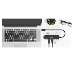 GENIUS - Hub Tipo C Usb-c A Usb De 4 Puertos Uh-400
