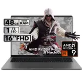 ASUS - PORTÁTIL 16″ RYZEN 9 48GB RAM 1TB SSD WUXGA GRIS + KASPERSKY