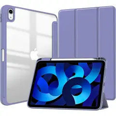 GENERICO - Estuche Protector Smart Clear Magnético Para Ipad 11 (A16) 2025 - Color Morado