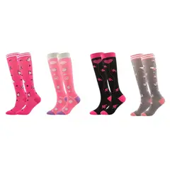 GENERAL - Medias de Compresion Unisex 15-20 Mmhg Set x 4