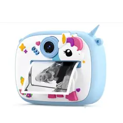 OEM - Cámara Digital Fotografica Infantil Unicornio Instantánea para Niños