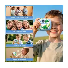 OEM - Cámara Digital Fotografica Infantil Dinosaurio Instantánea para Niños